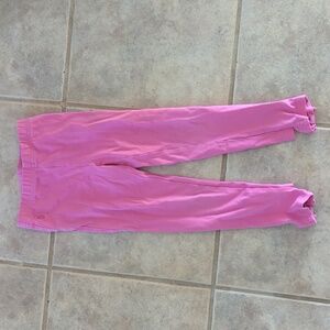 Girls Polo leggings, pink, size 5